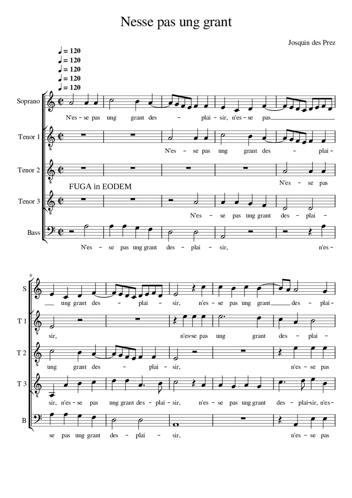 Nesse pas un grant - Page 1