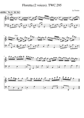 Floretta.(2 voices). TWC.295