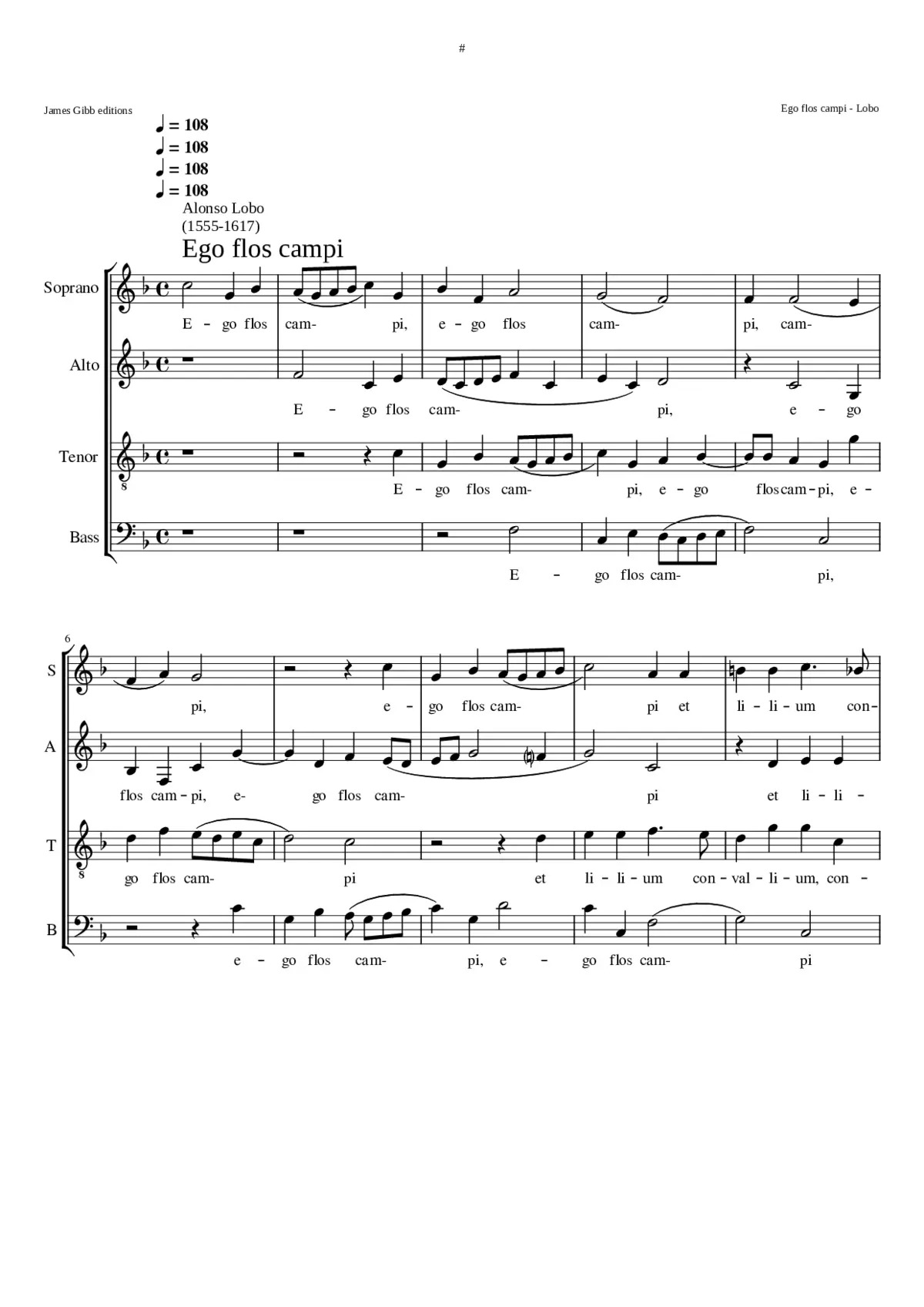 Ego flos campi - Page 1