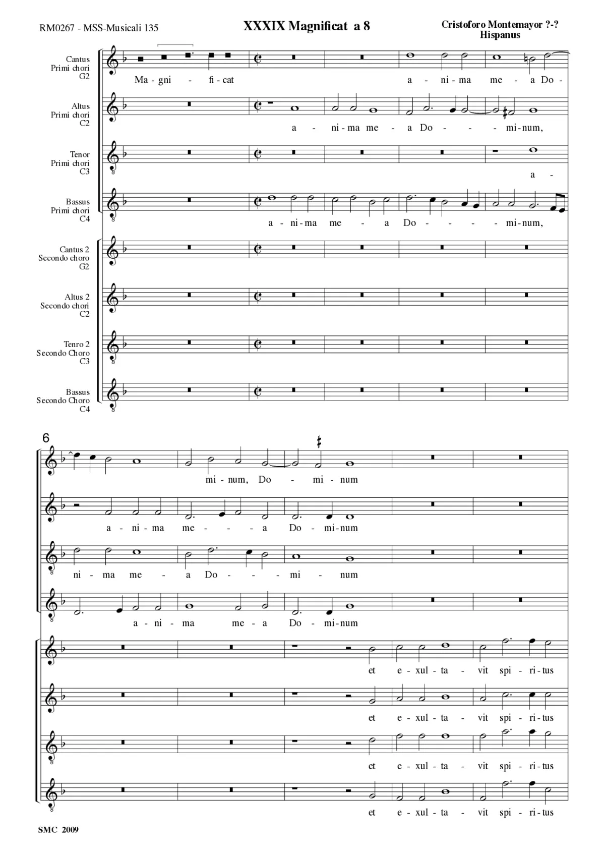 Magnificat a 8 - Page 1