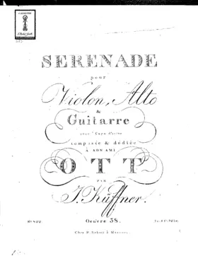 Serenade for Violin, Viola and Guitar