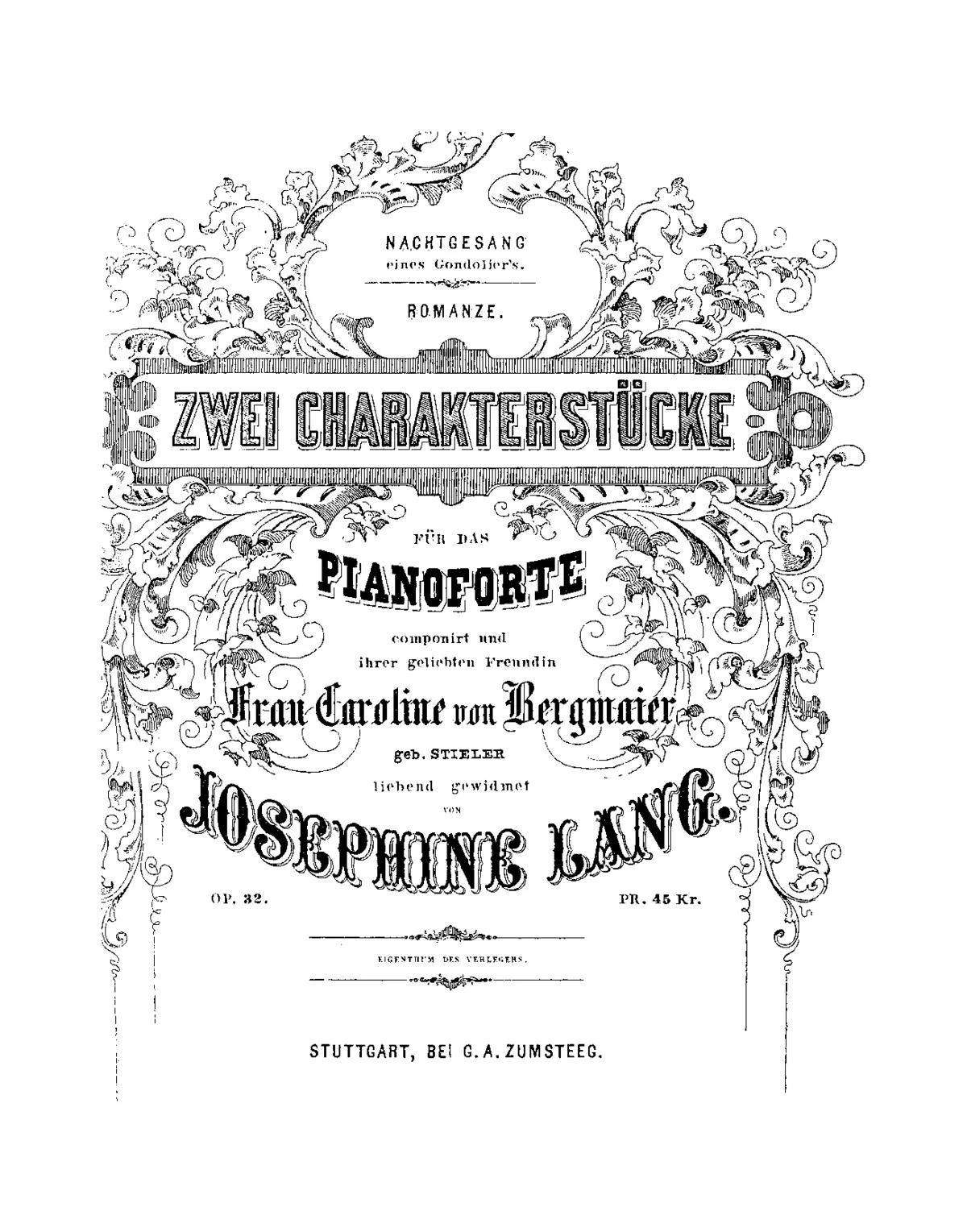 2 Charakterstücke, Op.32(33) - Page 1