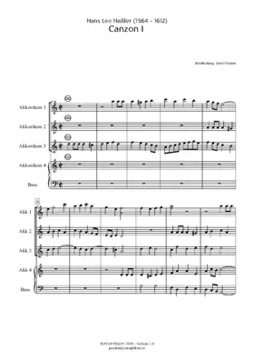 Canzon I