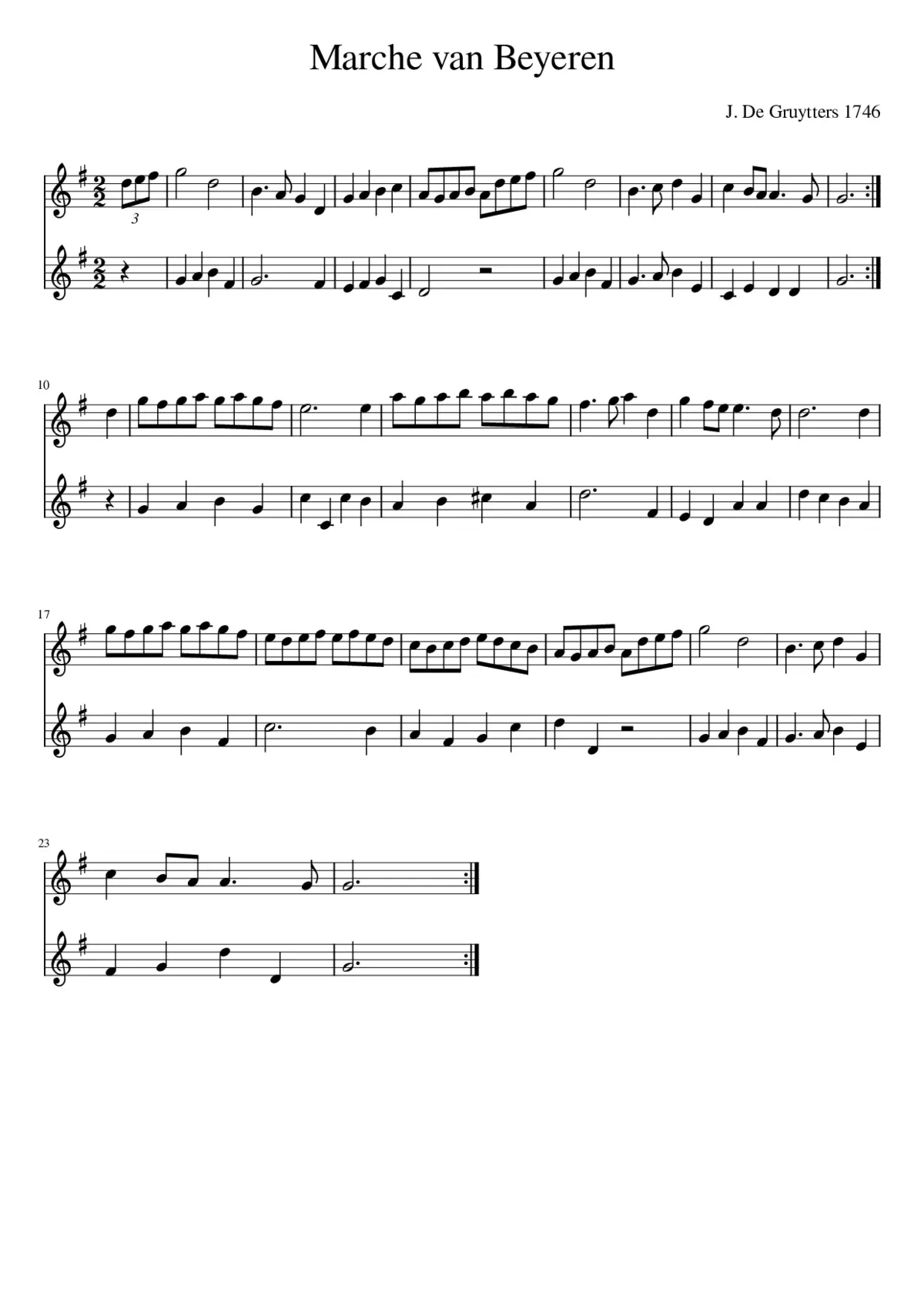 Marche van Beyeren - Page 1