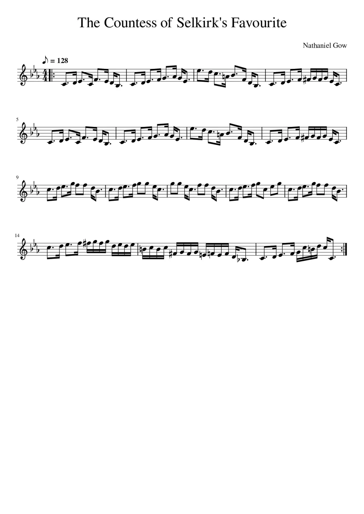 The Countess of Selkirk's Favourite - Page 1