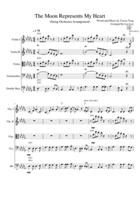 the moon represents my heart