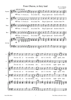 From Oberon, in Fairy land