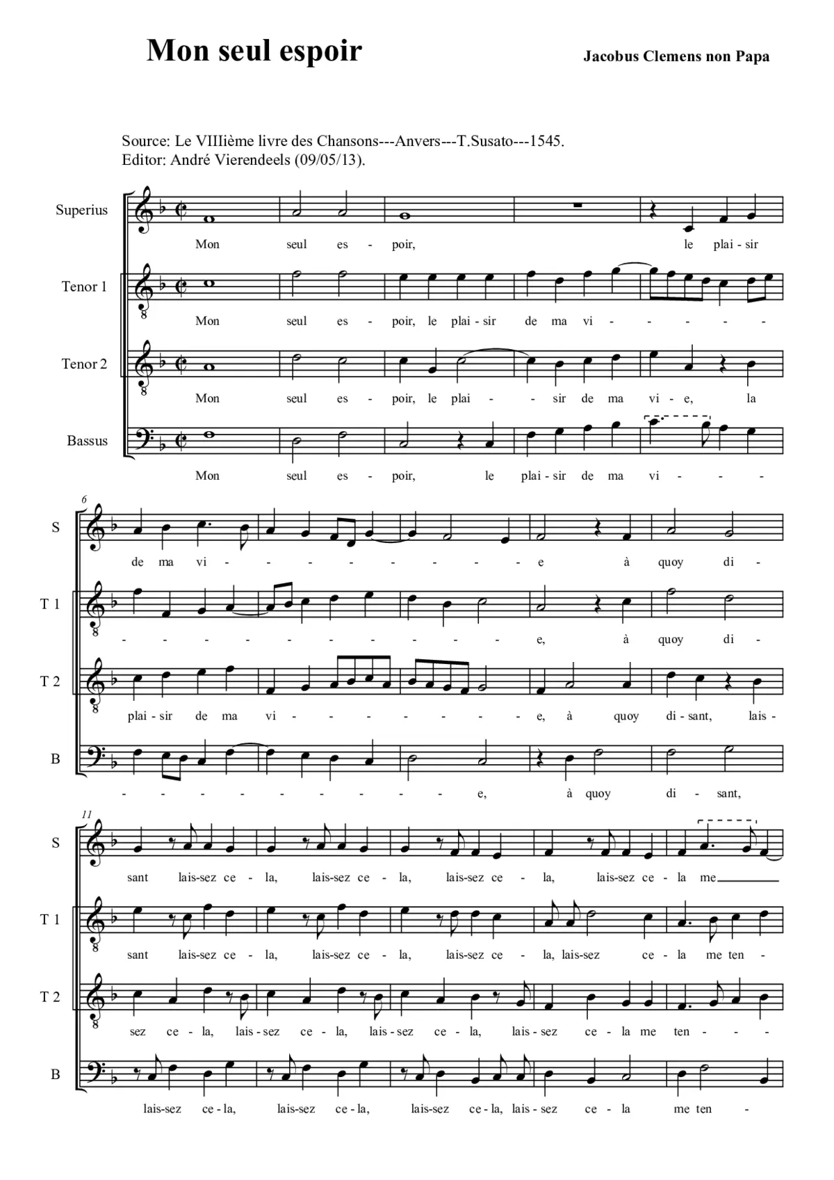 Mon seul espoir - Page 1