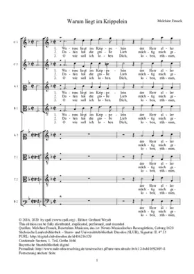 Warum liegt im Krippelein