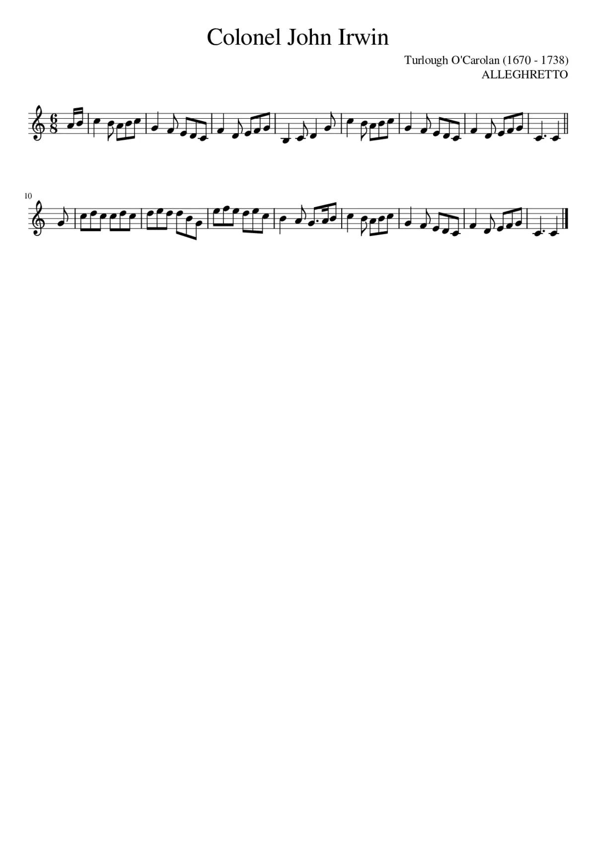 Colonel John Irwin - Page 1