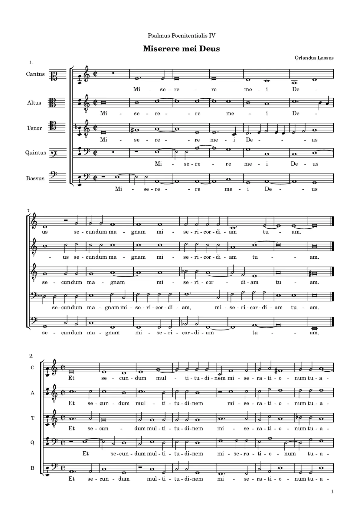 Miserere mei Deus - Page 1