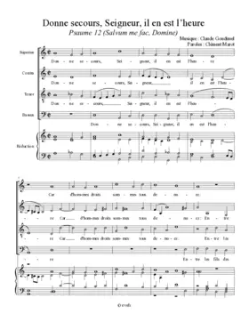 Donne secours, Seigneur, il en est l’heure (Psalm 12)