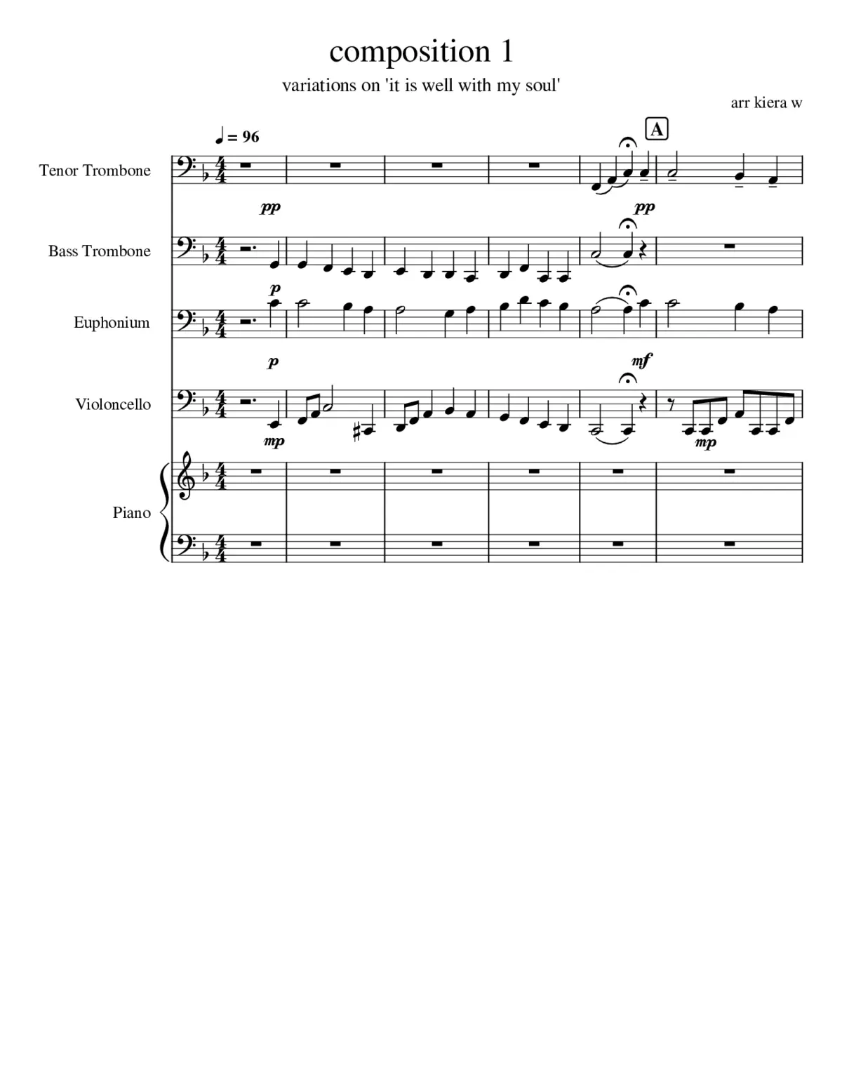 It is Well with My Soul - Page 1