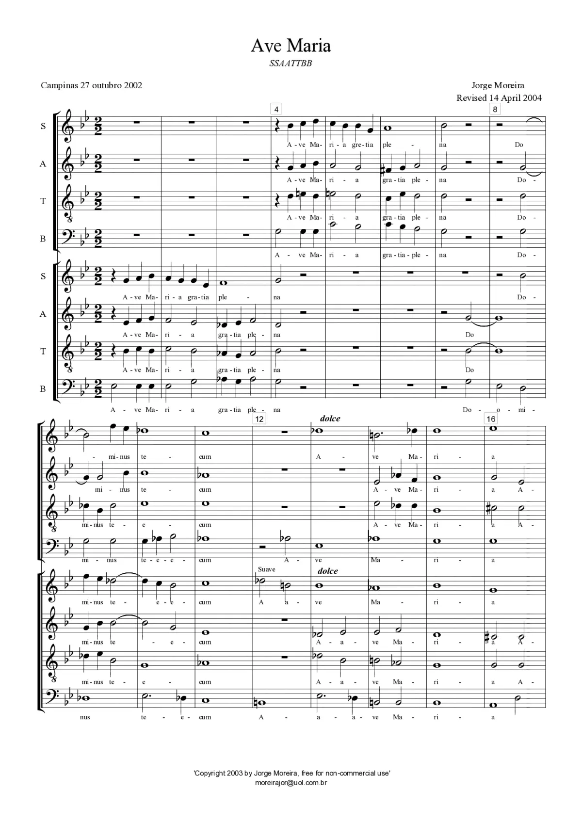 Ave Maria - Page 1
