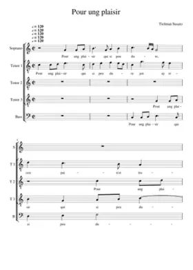 Pour ung plaisir