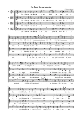 Du fond de ma pensée