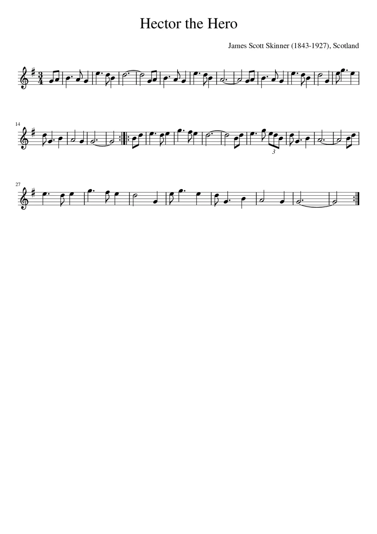 Hector The Hero - Page 1