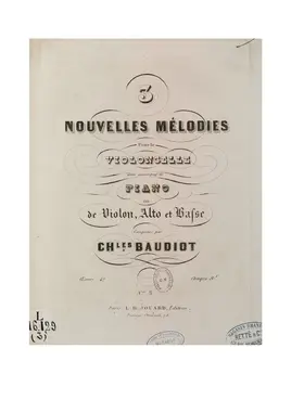 3 Nouvelles mélodies