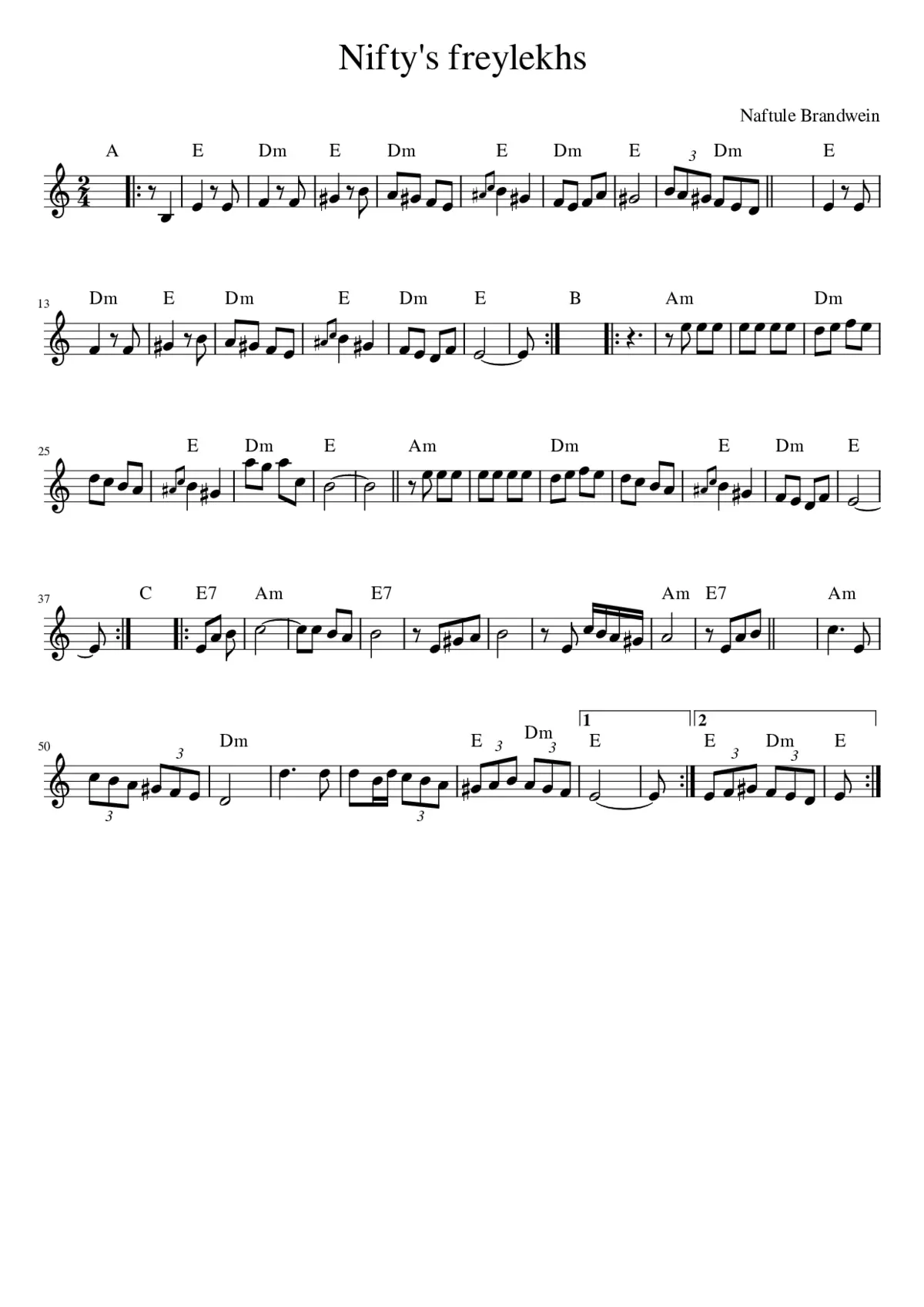 Nifty's freylekhs - Page 1