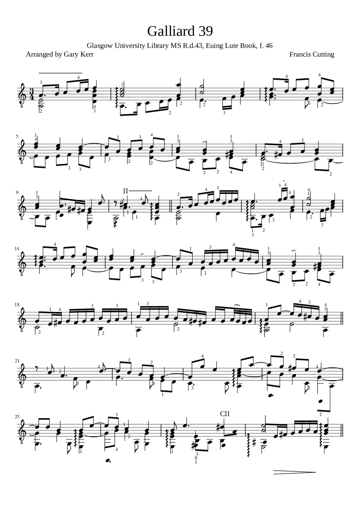 Galliard 39 - Page 1