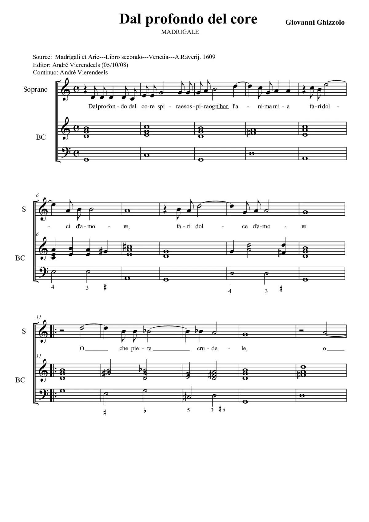Dal profondo del core - Page 1