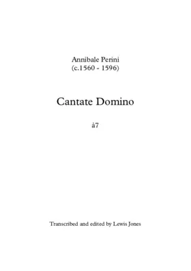 Cantate Domino
