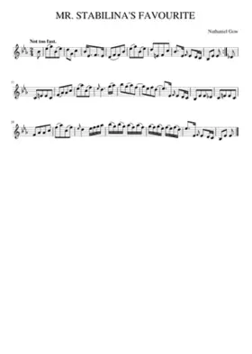 MR. STABILINA'S FAVOURITE