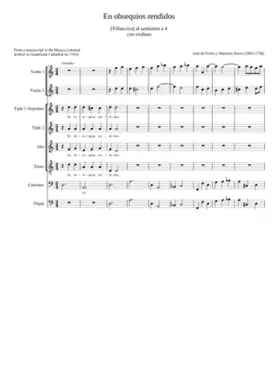 En obsequios rendidos