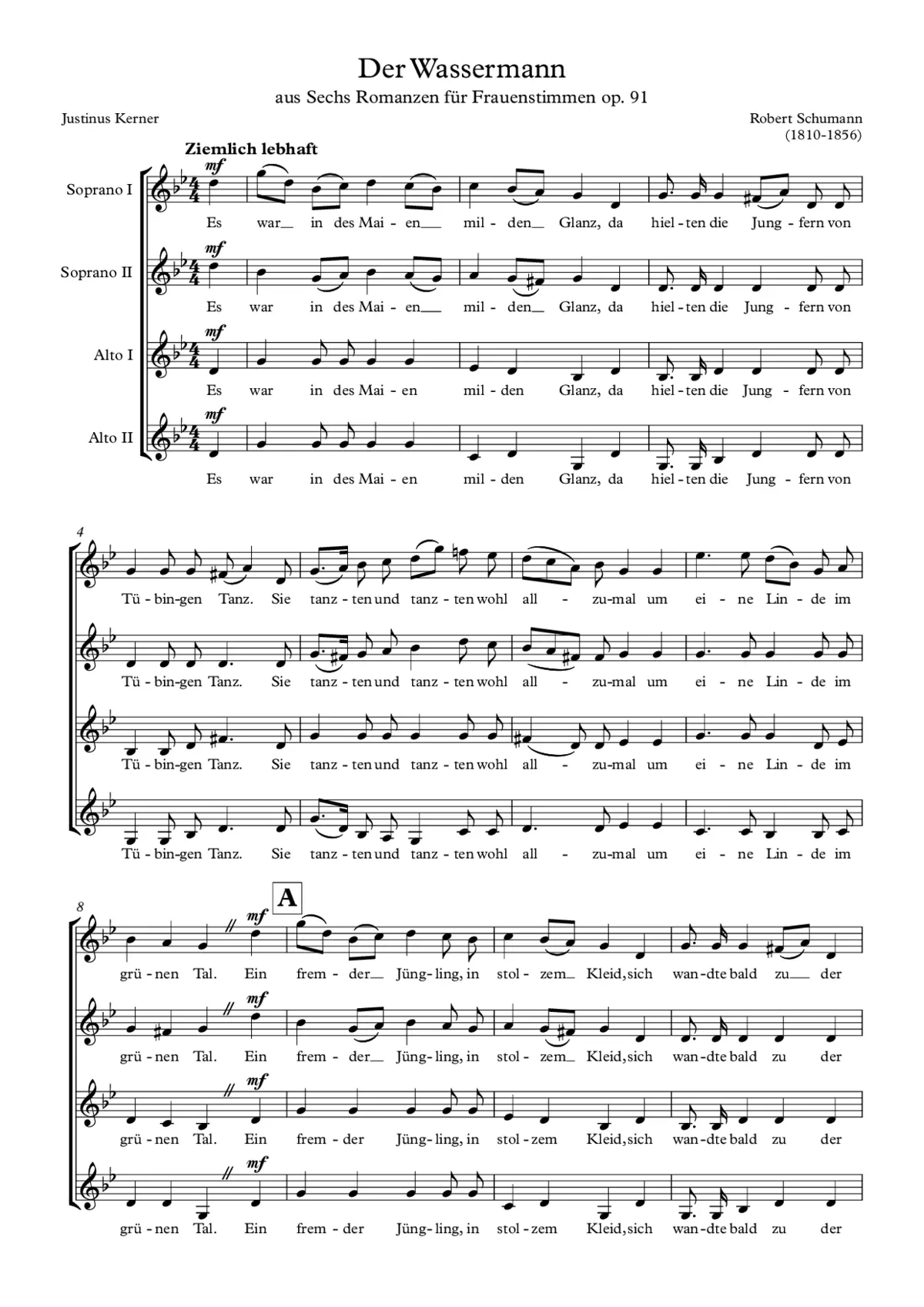 Der Wassermann op. 91 Nr. 3 - Page 1