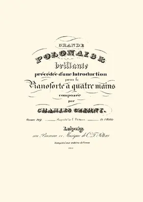 Grande Polonaise Brillante précédée d'une Introduction pour le Pianoforte à quatre mains