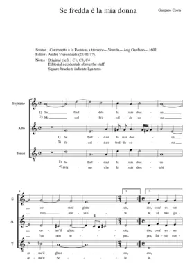 Se fredda è la mia donna