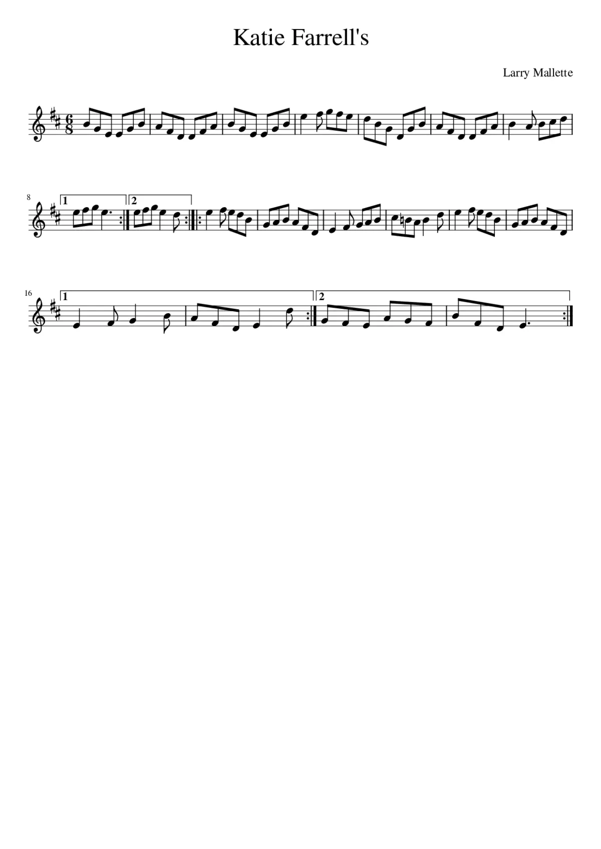 Katie Farrell's - Page 1