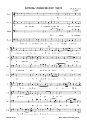 Domine, secundum actum meum a 4