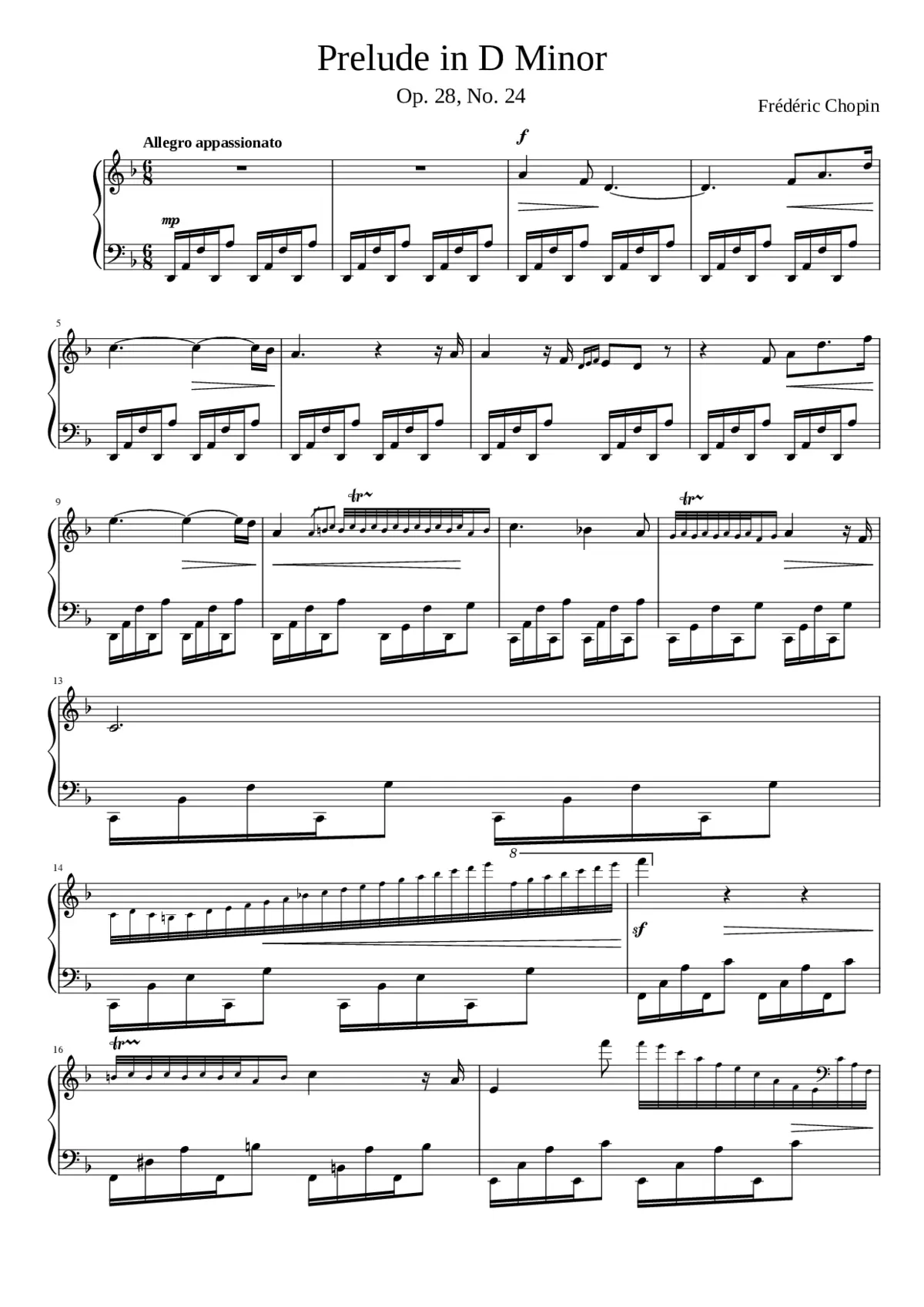 Preludes Op.28 - Page 1