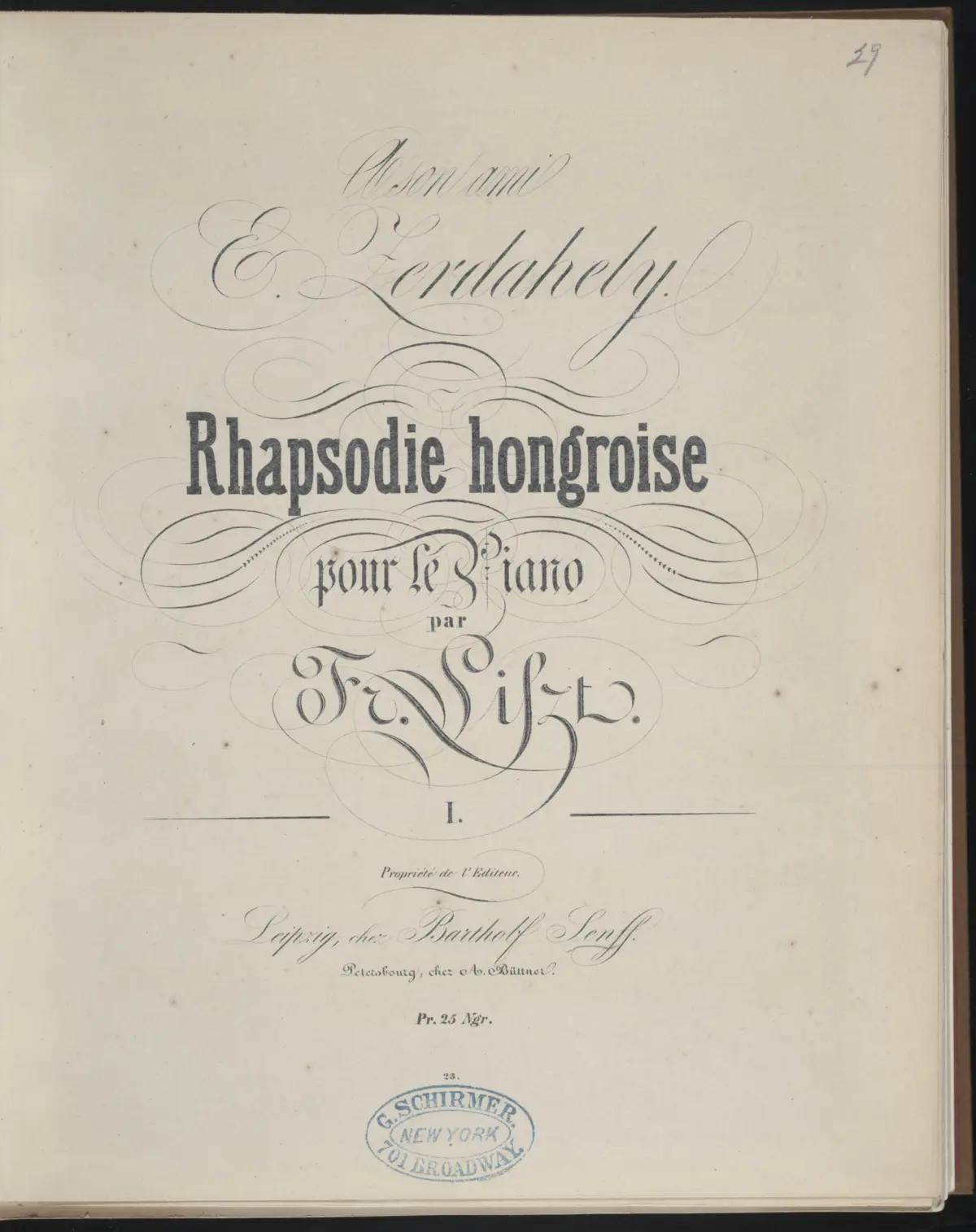 Hungarian Rhapsody No.1 - Page 1