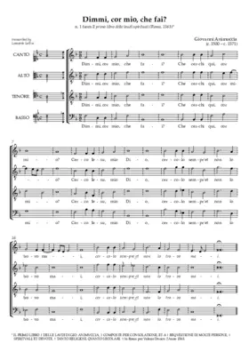 Dimmi, cor mio, che fai?