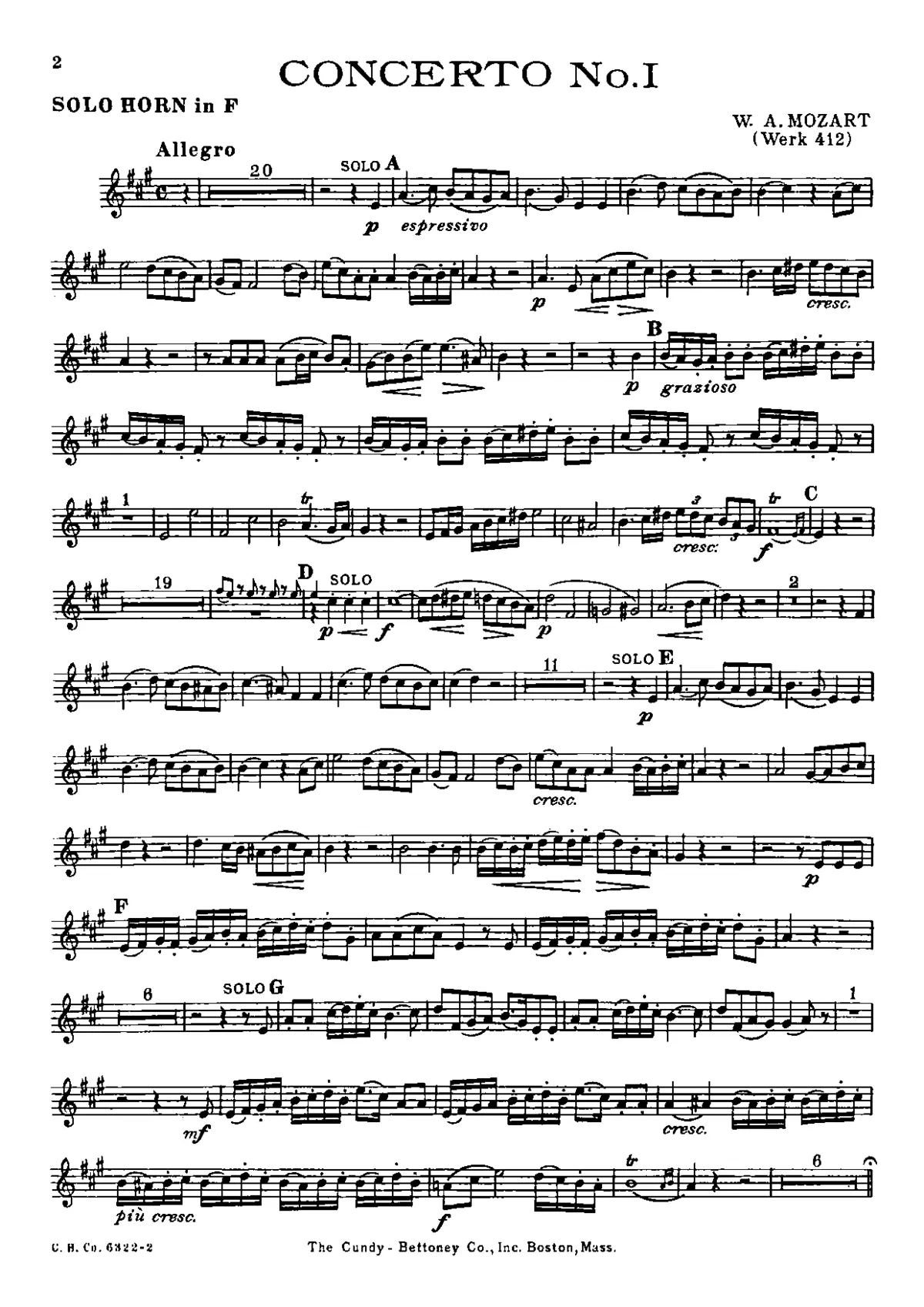 Horn Concerto - Page 1