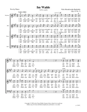 Im Walde, Op. 41, No. 1