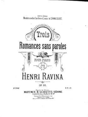 3 Romances sans paroles