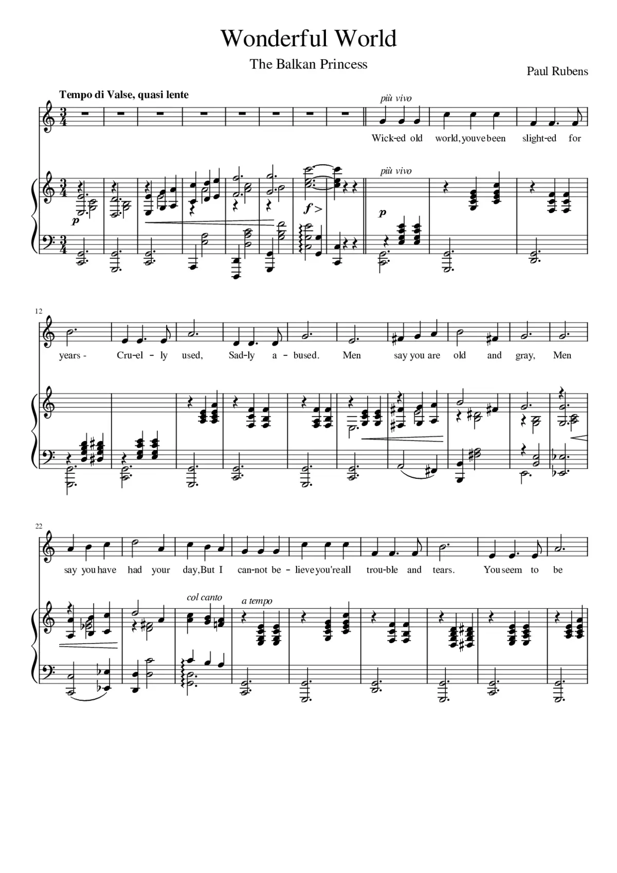 The Balkan princess - Page 1