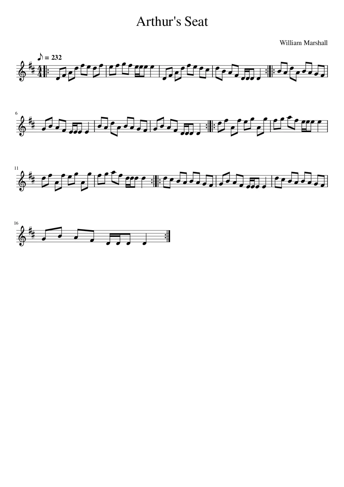 Arthur's Seat - Page 1