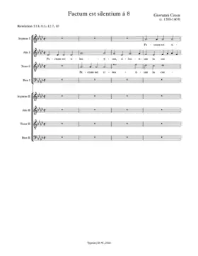 Factum est silentium