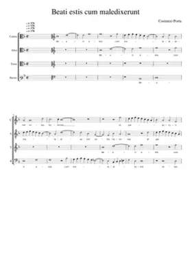 Beati estis cum maledixerunt