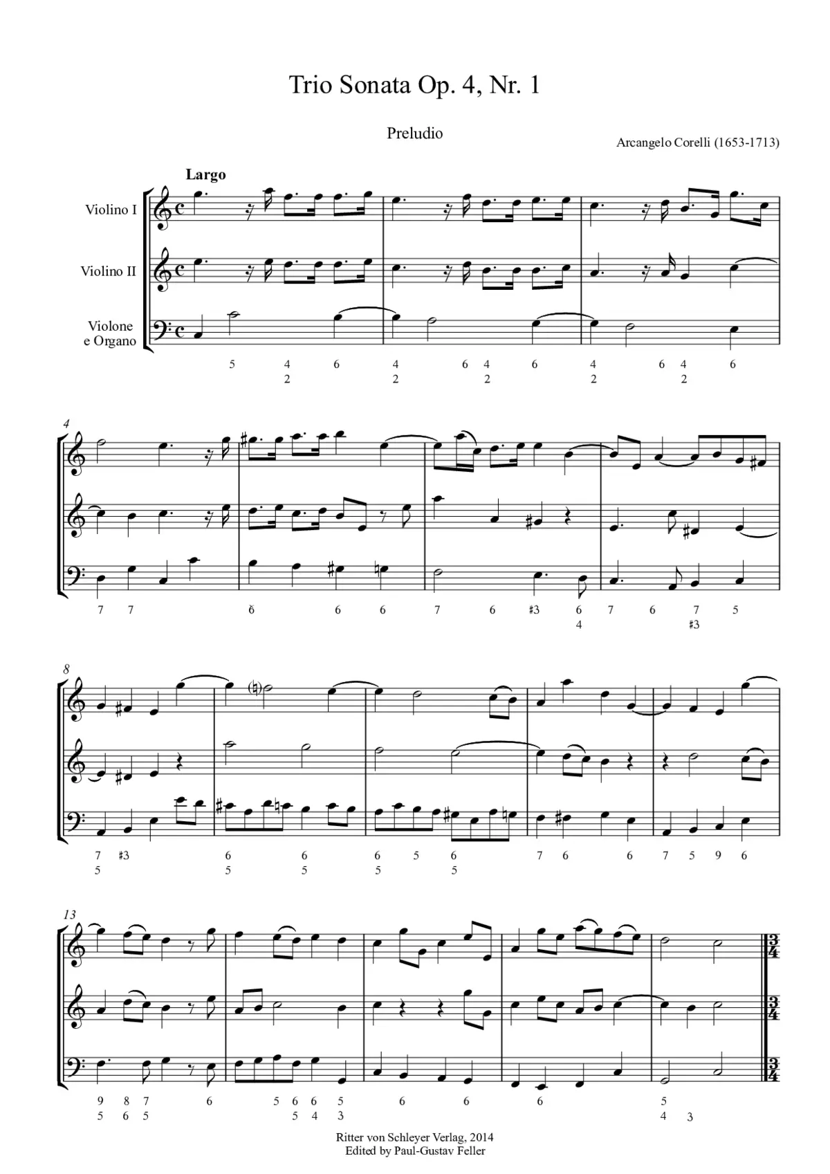 Trio Sonata in C major - Page 1