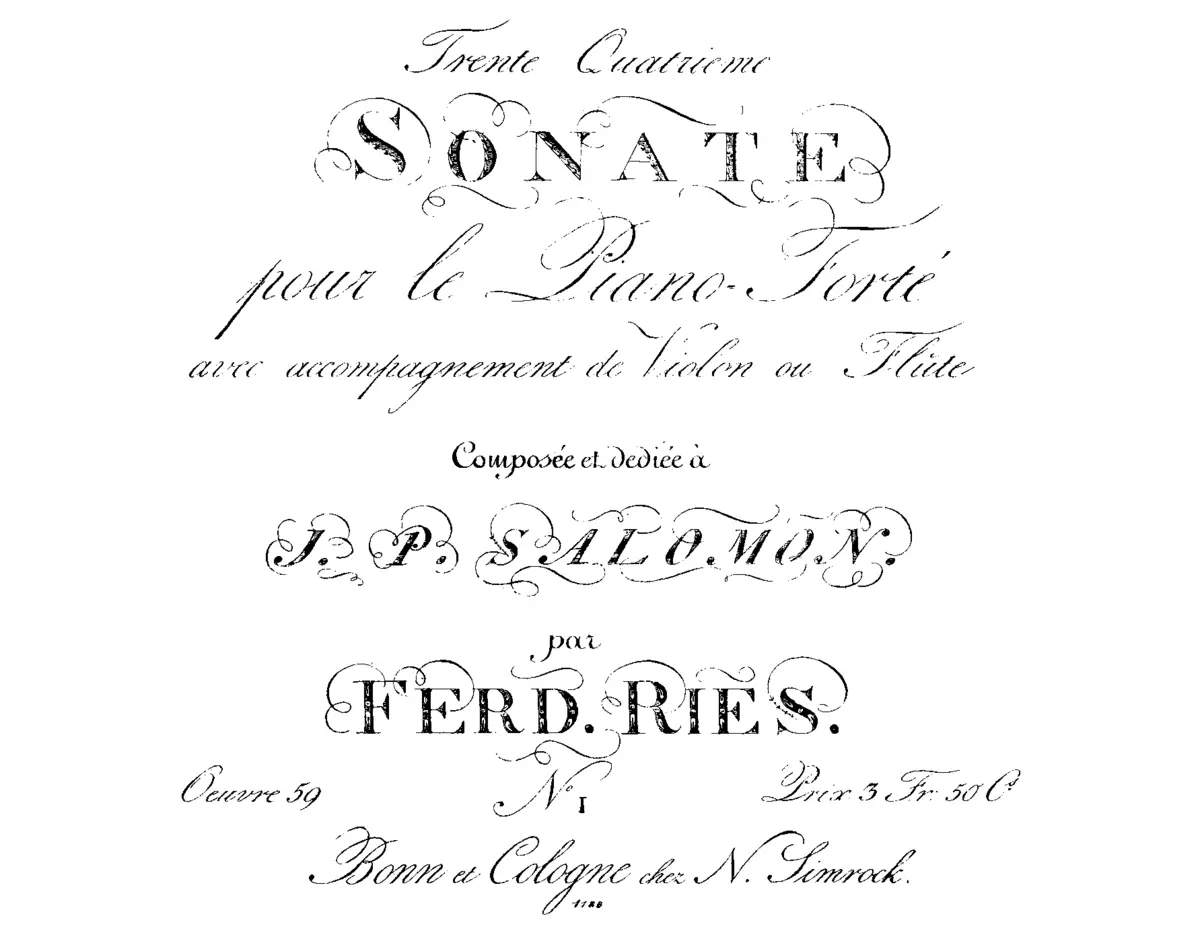 2 Violin Sonatas - Page 1