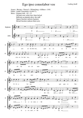 Ego ipse consolabor vos