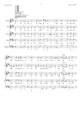 Jubilate in D