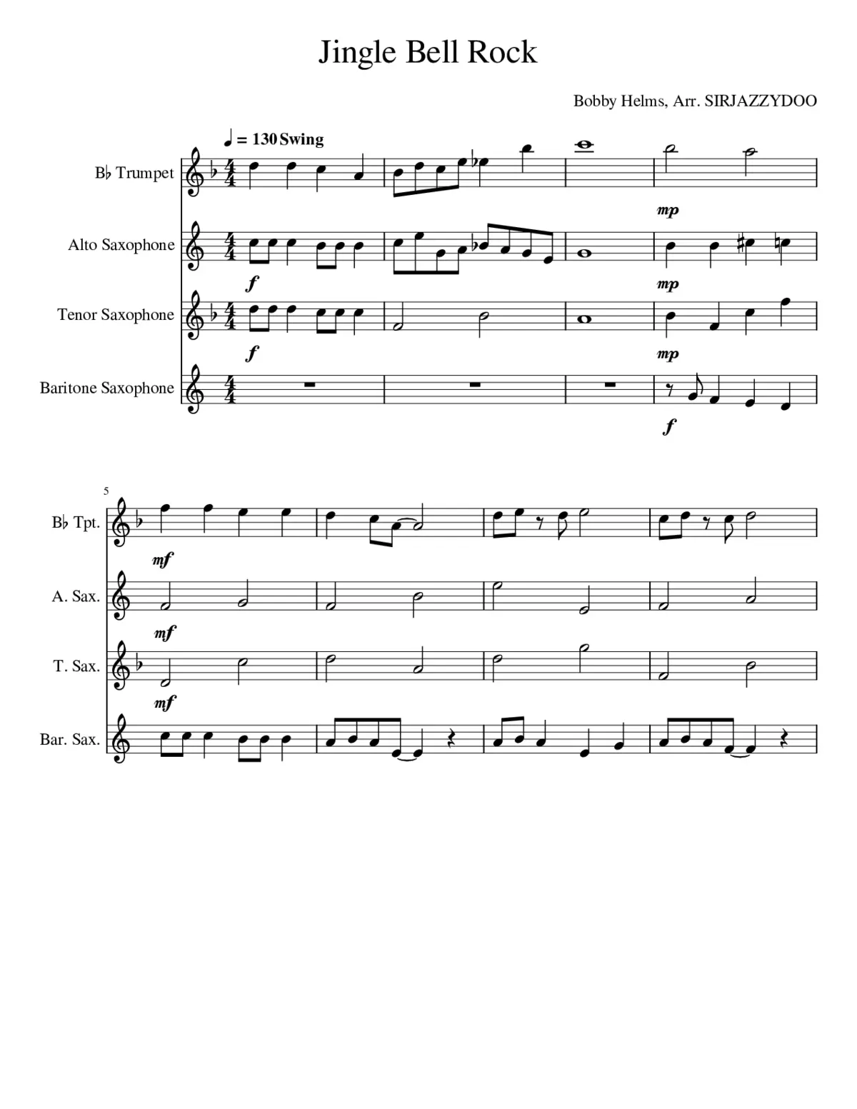 Jingle Bell Rock - Page 1