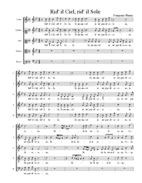 Rid' il Ciel' rid' il Sol