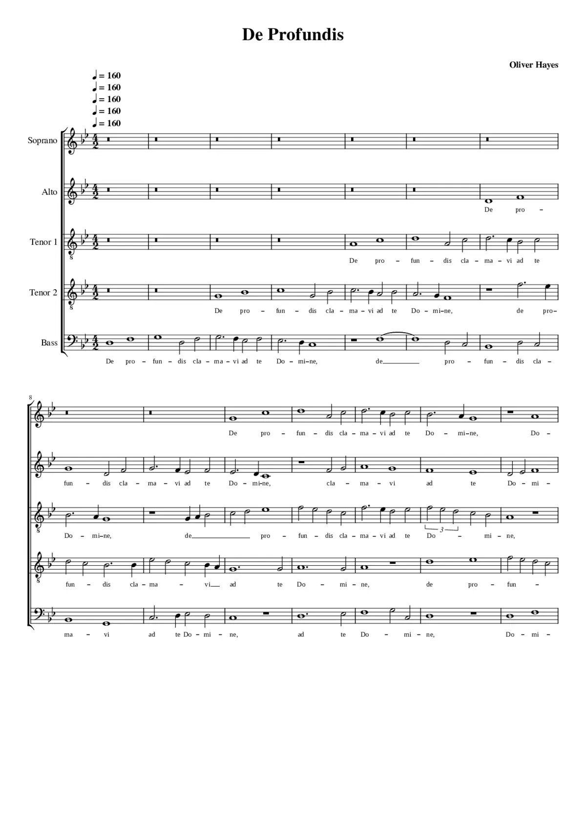 De Profundis - Page 1